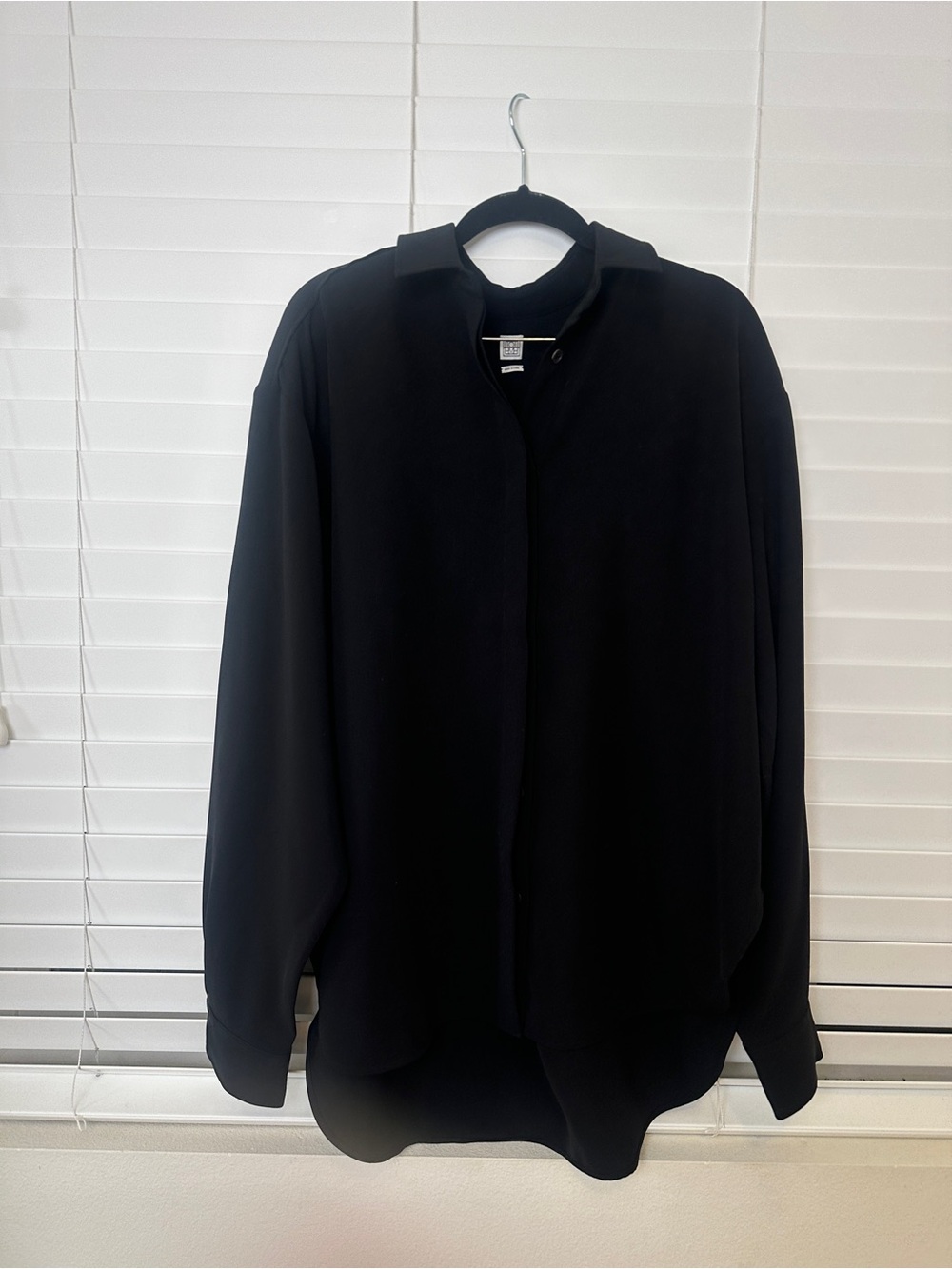Toteme Black Button-Up Jacket -